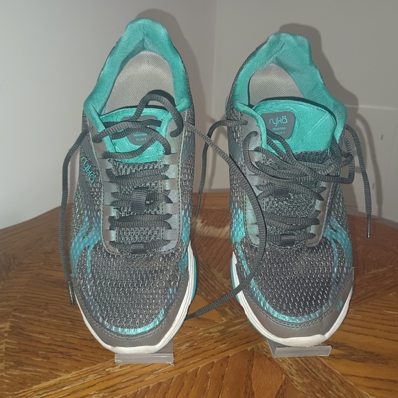 Ryka Shoes - Ryka Teal and Gray Sneakers